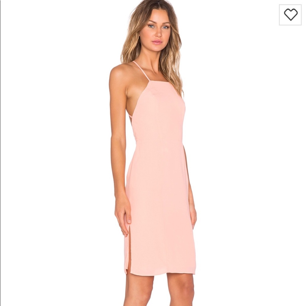 Pretty in Peach Daiquiri Midi Dress